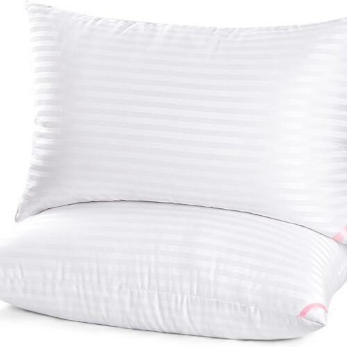 Breathable Cotton Pillow with Down Alternative Filling