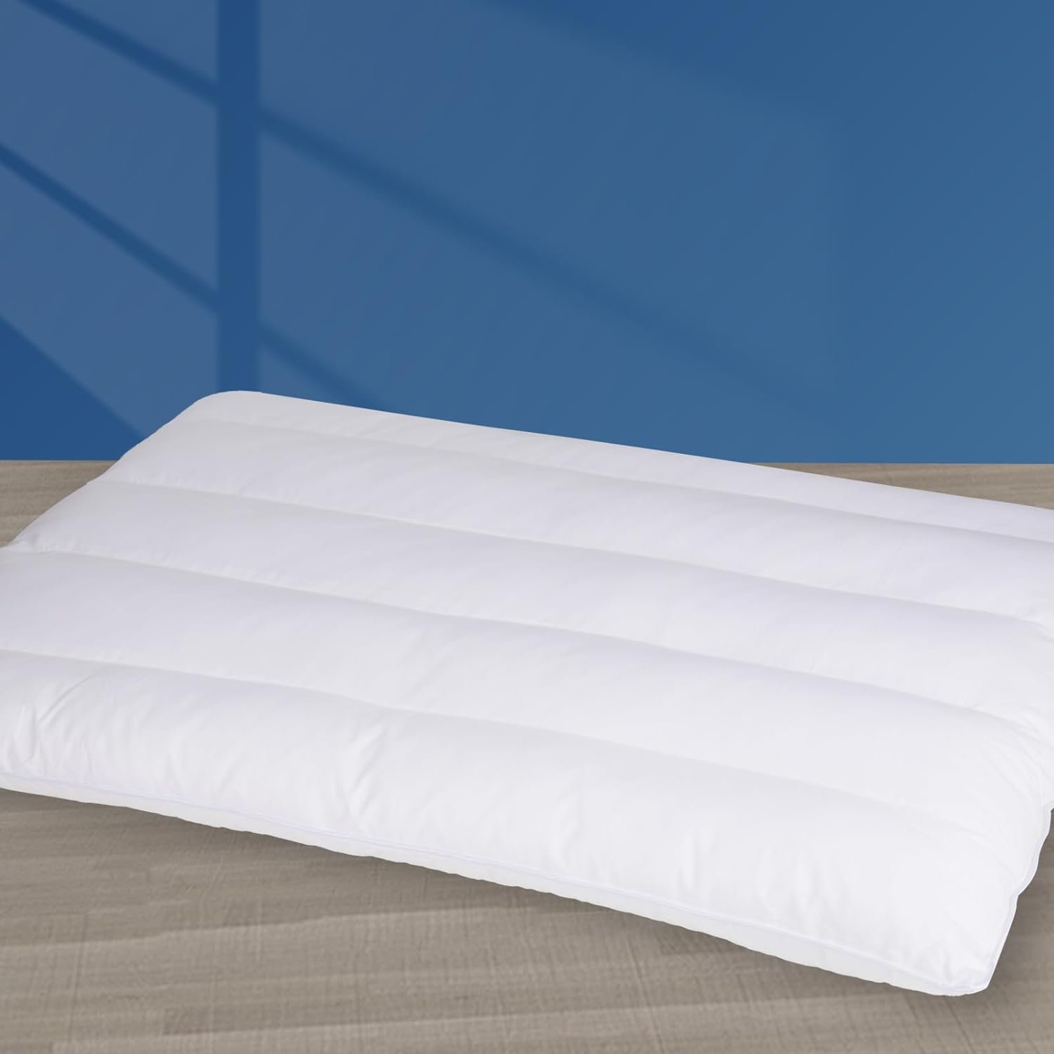 Cotton Cover Fiber Pillow with Cervical Support