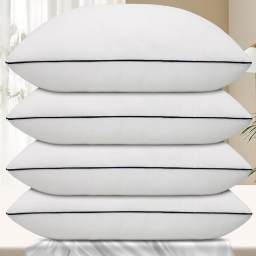 Hollow Fiber Pillow with Microfiber Shell