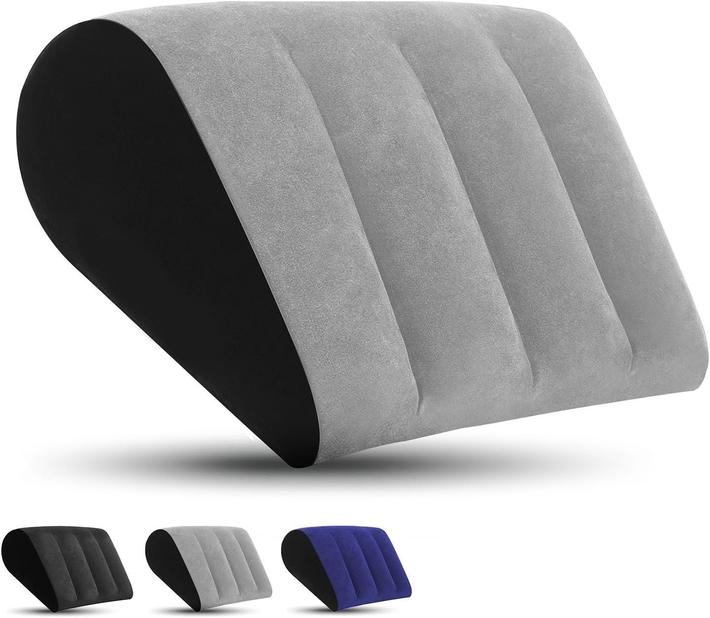 Inflatable Wedge Cushion for Leg and Lumbar Support