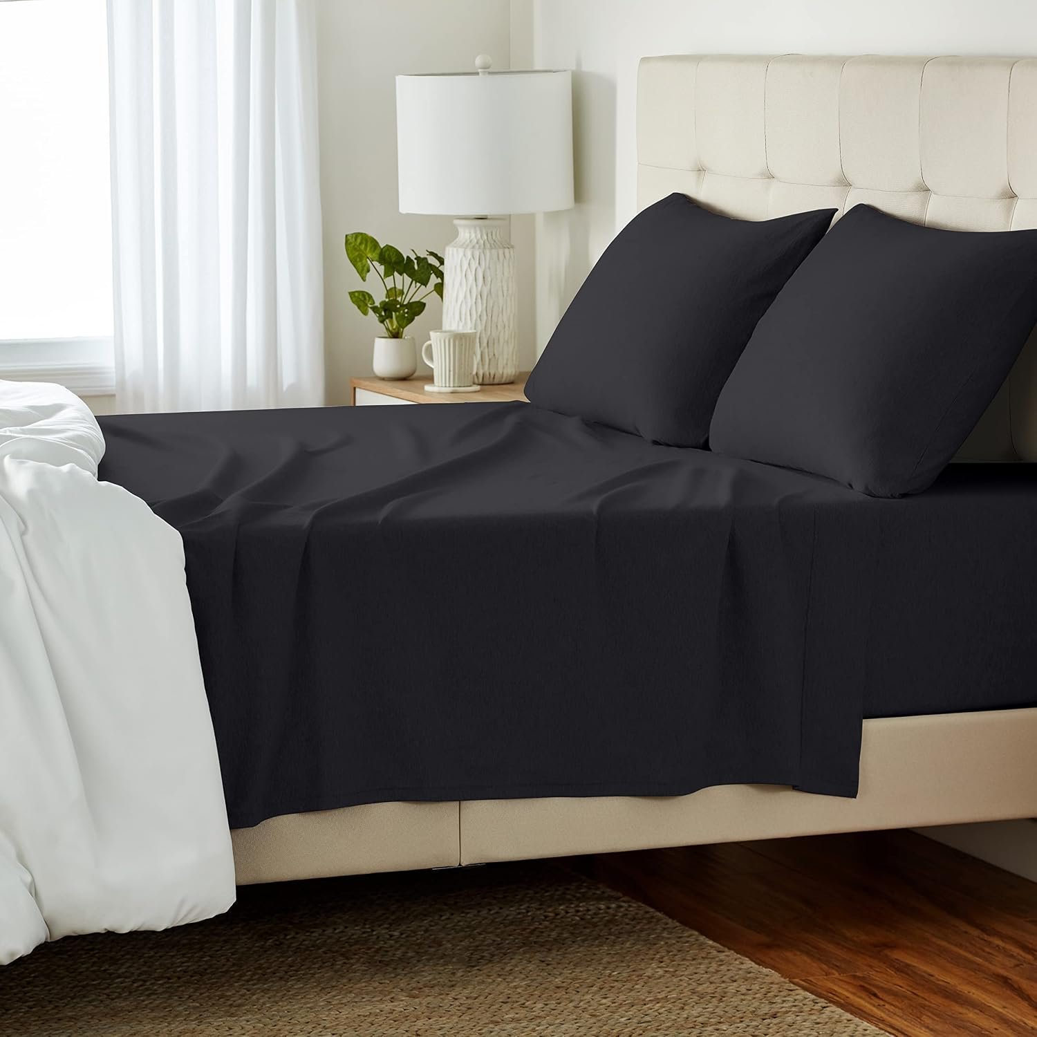 Cotton Jersey Sheet Set with Pillowcase
