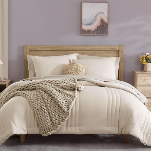 Striped Comforter Set with Sheets and Shams