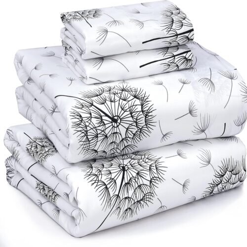 Cotton Percale Flat Sheet with Natural Cooling